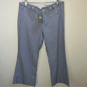 Women’s 8 Pin Strip Capris Anthropology NWT
